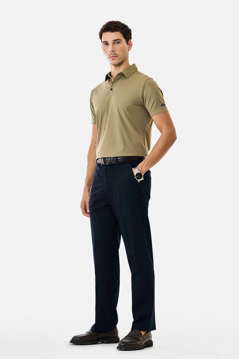 SNITCH Relaxed Fit Stretch Luxe Trousers